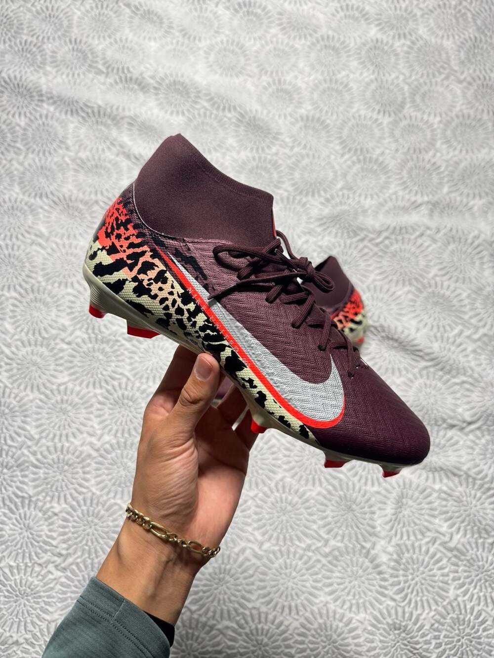 Nike United Mercurial Superfly 10 Academy Burgundy Crush IO8441-661 Mens 9.5